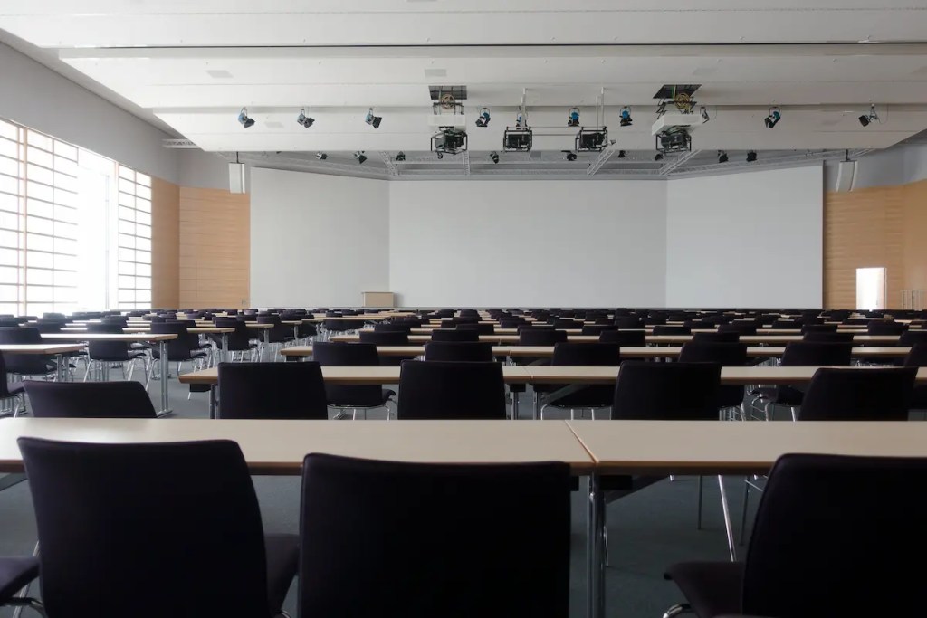 empty classroom