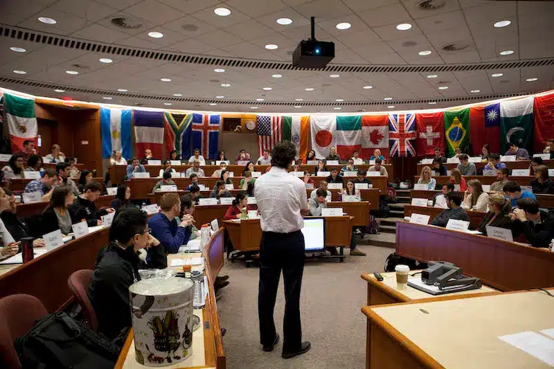 MBA classroom session — visual for MBA Round 2 Deadlines 2025 guide