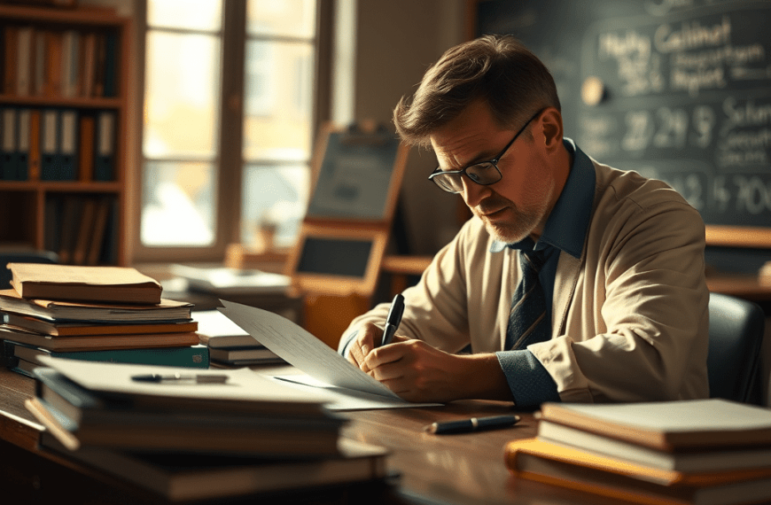Professor evaluating a PhD applicant as part of the doctoral admissions letter of recommendation process