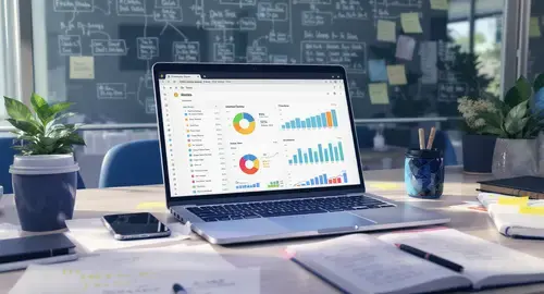 researcher reviewing data science acceptance rates statistics on computer screen