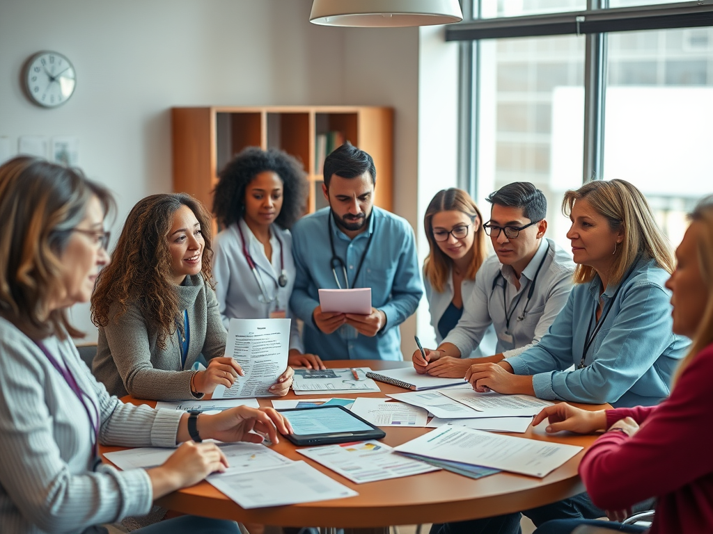 professors discussing a master of public health statement of purpose example while preparing graduate admissions
