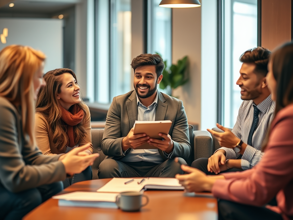 professionals writing an MBA statement of purpose example while preparing a business school application