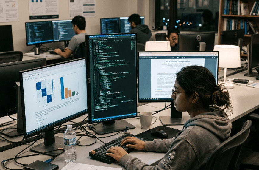 Student pursuing a master's in computer science with AI and software engineering concepts